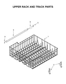 Upper rack and track parts