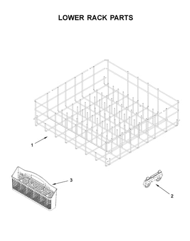 Lower rack parts