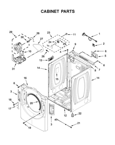 Cabinet parts