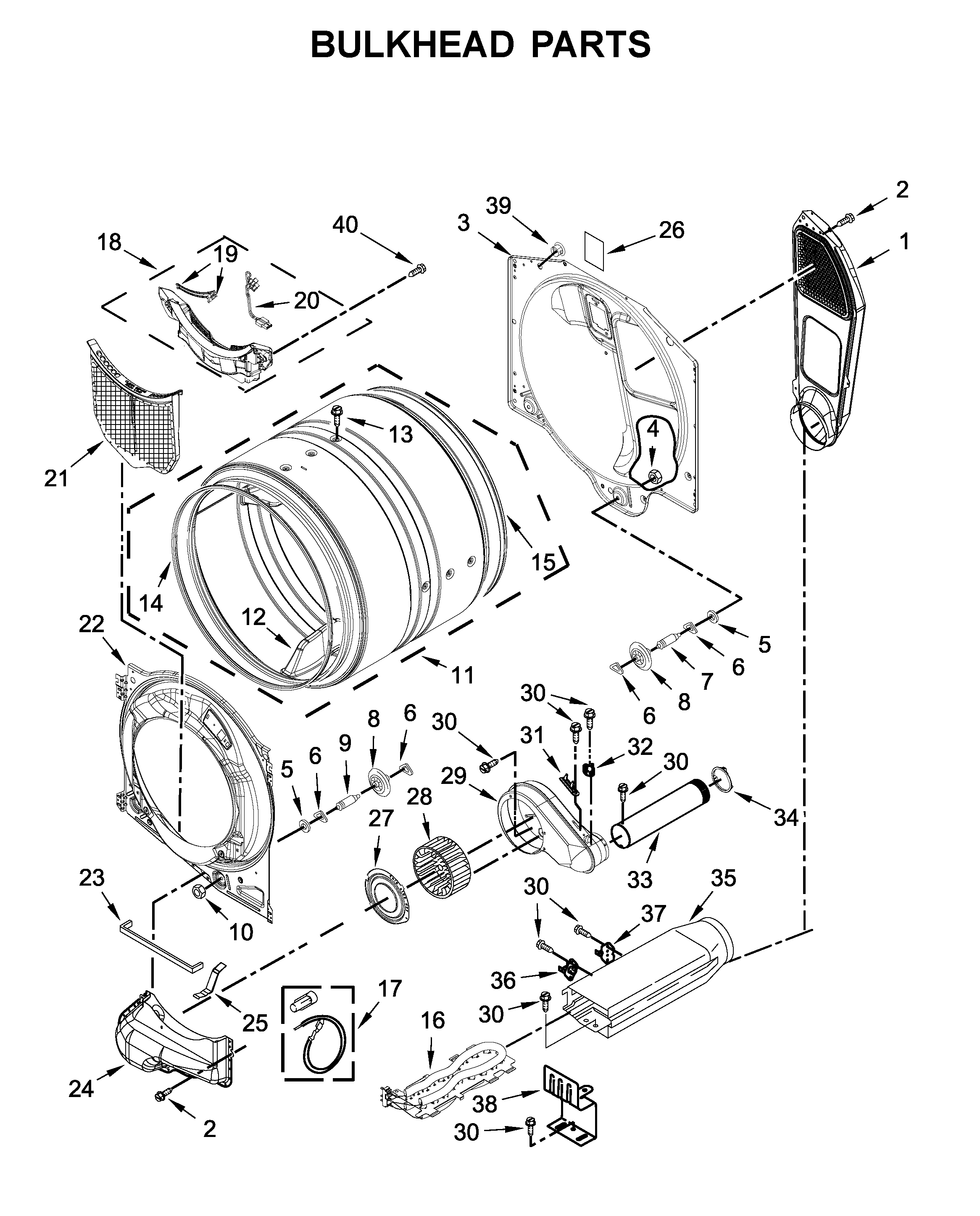 Bulkhead parts