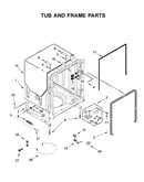 Tub and frame parts