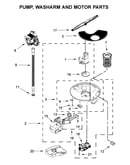 Pump, washarm and motor parts