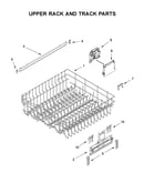 Upper rack and track parts