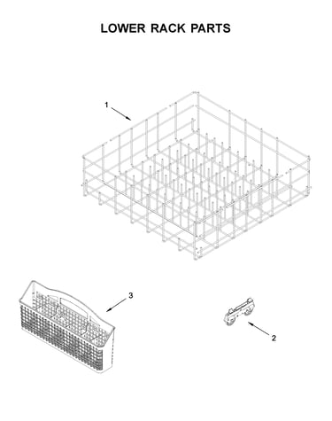 Lower rack parts