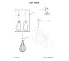 KitchenAid 5KHM5110CWH0 unit parts diagram