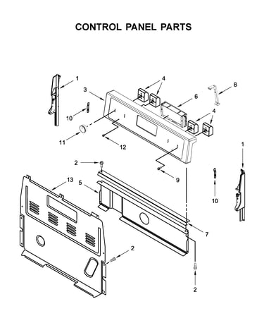 Control panel parts