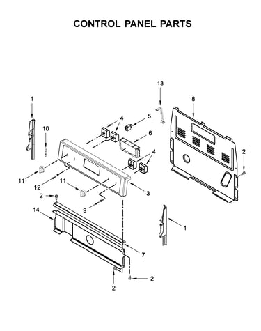 Control panel parts