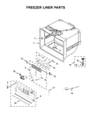 Freezer liner parts