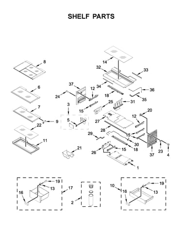 Shelf parts