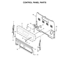 Amana YACR4503SFW4 control panel parts diagram