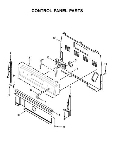 Control panel parts
