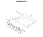 Amana YACR4503SFW4 drawer parts diagram