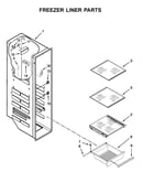 Freezer liner parts