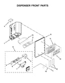 Dispenser front parts