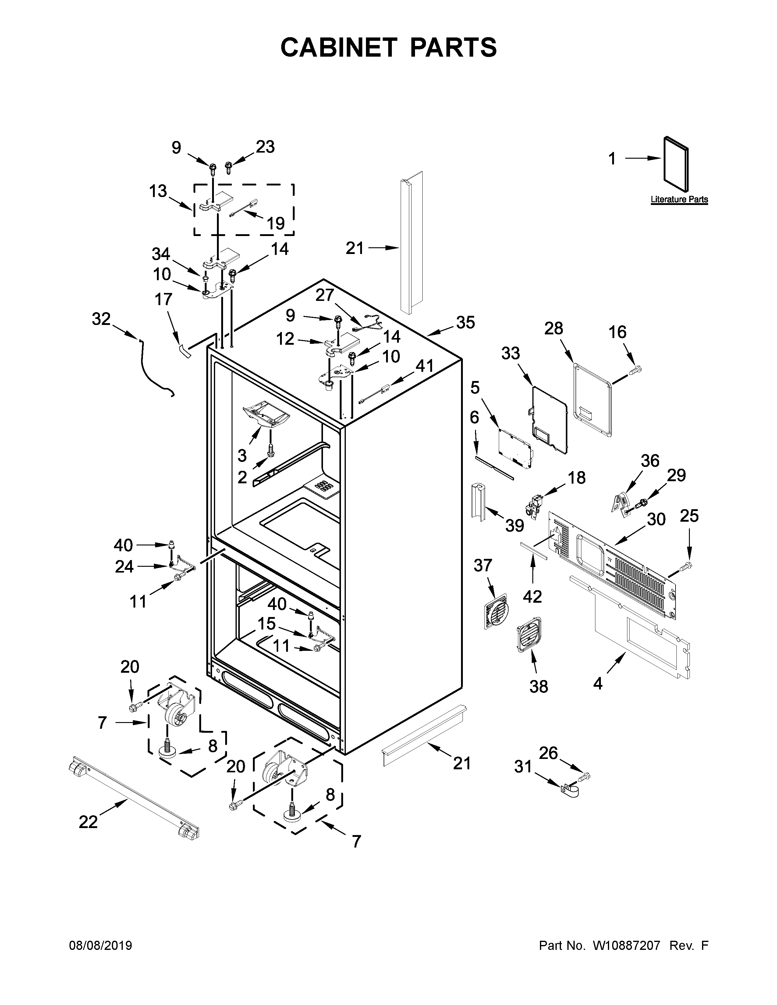 Cabinet parts