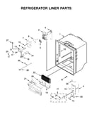Refrigerator liner parts