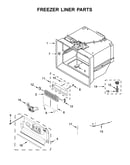 Freezer liner parts