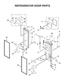 Refrigerator door parts