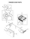 Freezer door parts