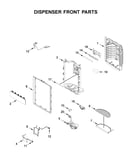 Dispenser front parts