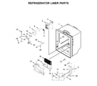 KitchenAid KRFC704FPS00 refrigerator liner parts diagram