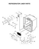 Refrigerator liner parts