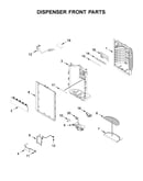 Dispenser front parts