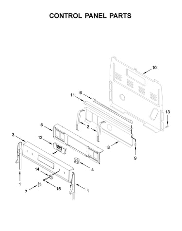 Control panel parts
