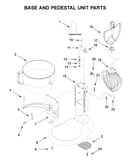 Base and pedestal unit parts