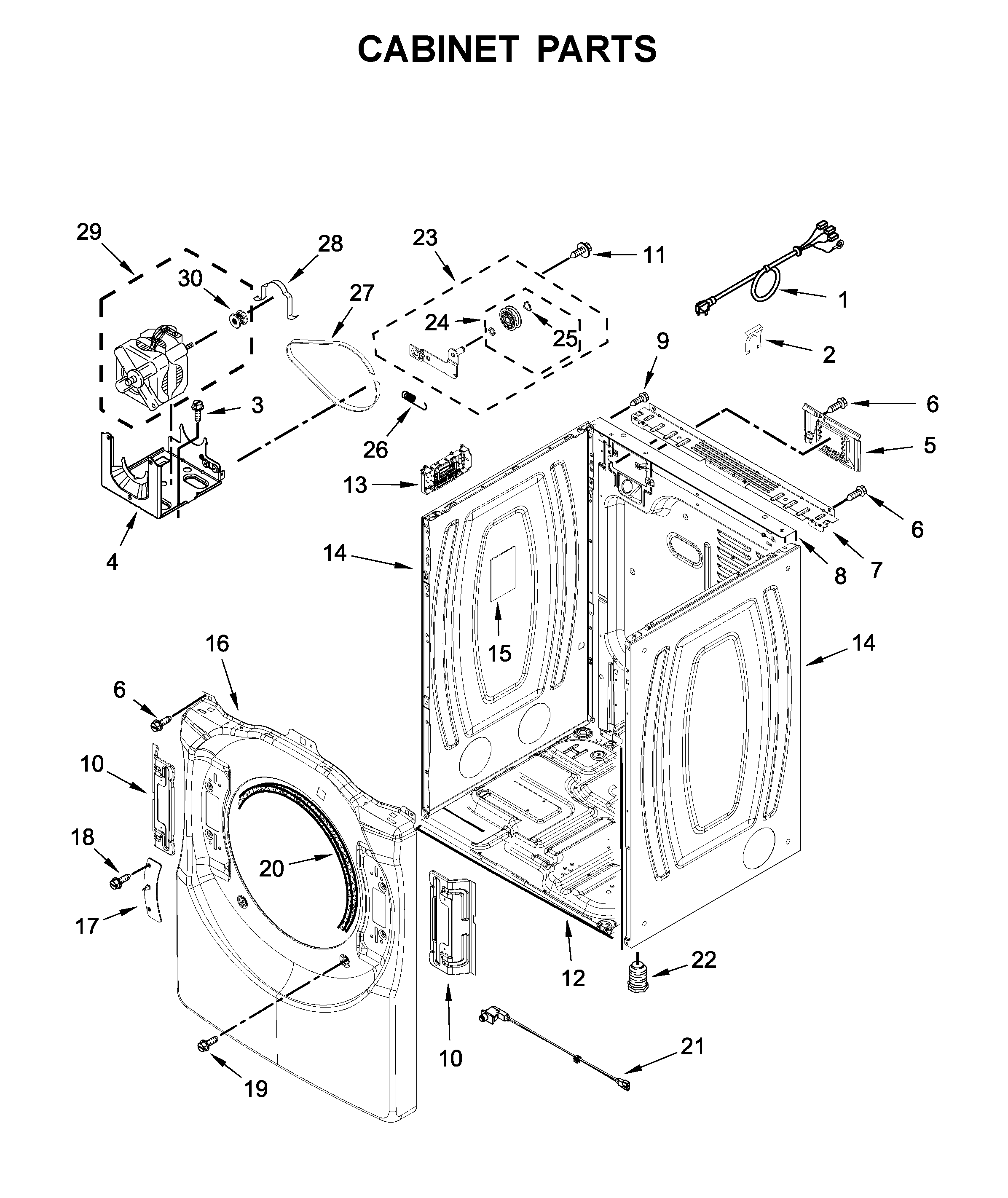 Cabinet parts