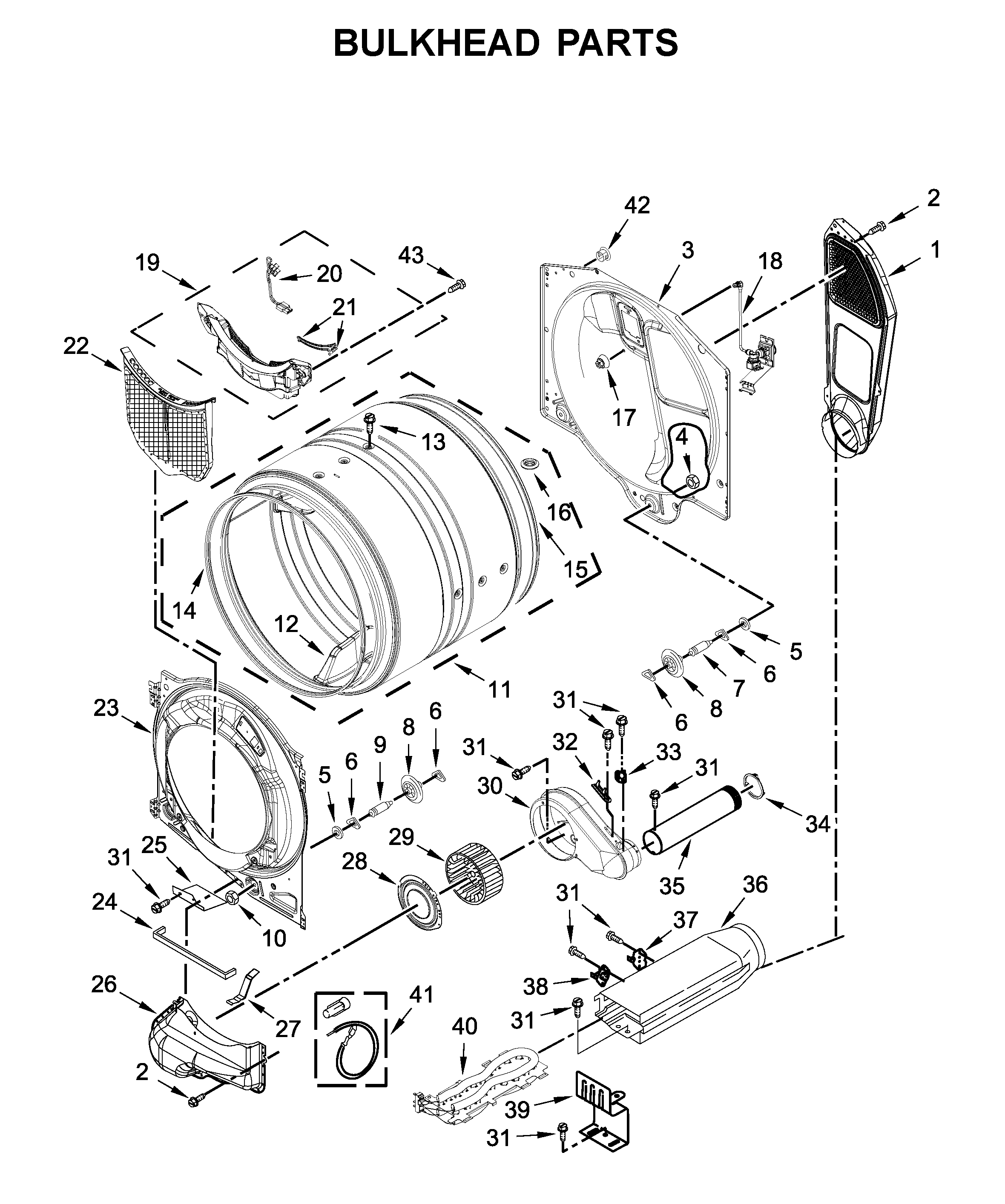 Bulkhead parts