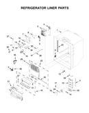 Refrigerator liner parts