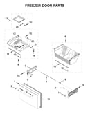 Freezer door parts