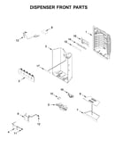Dispenser front parts