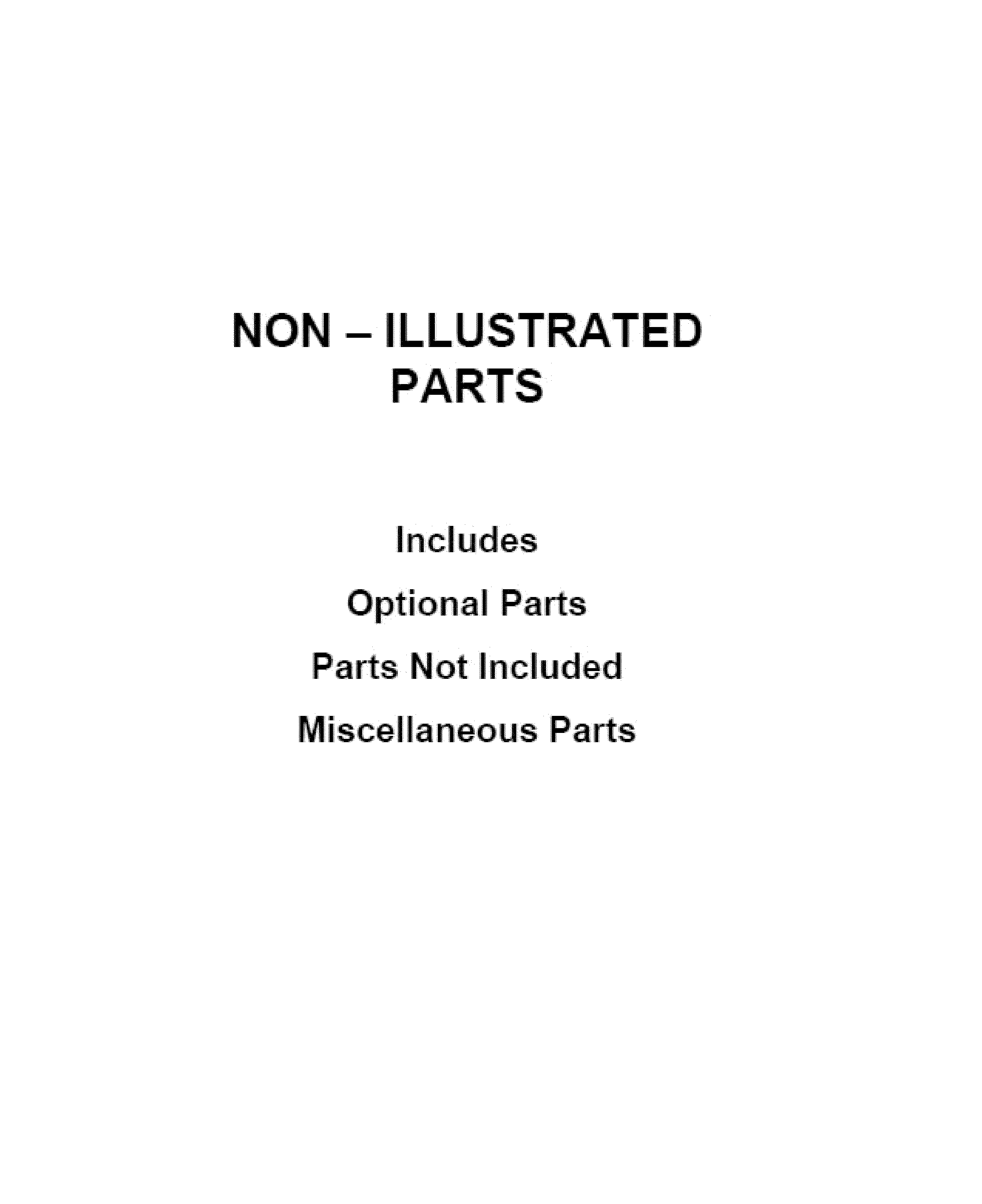 Optional parts
