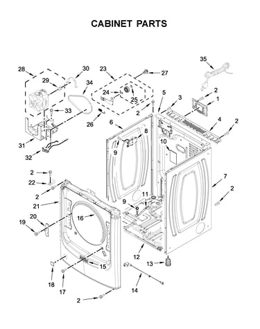 Cabinet parts