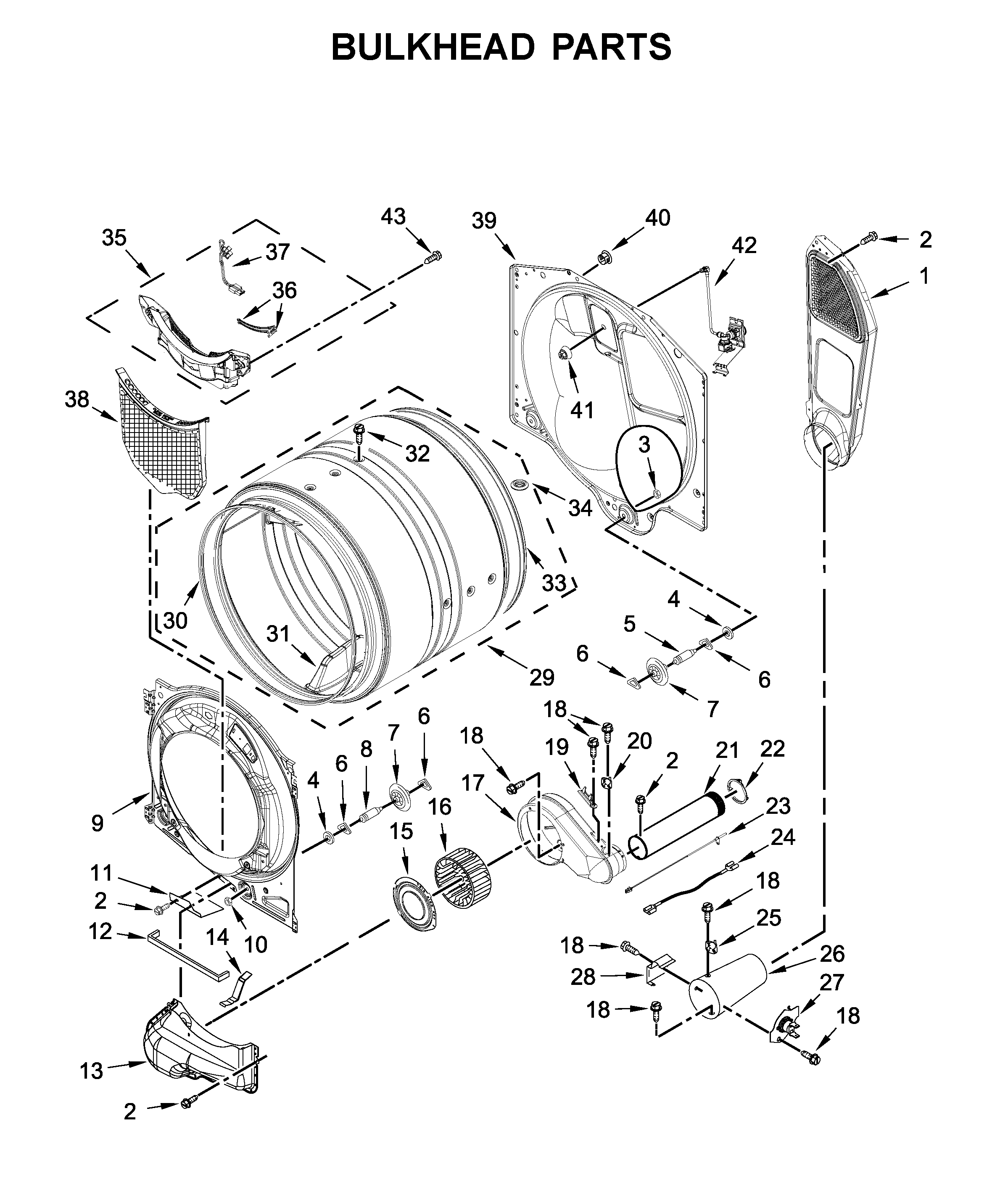 Bulkhead parts