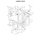 Maytag MGD8630HW1 cabinet parts diagram