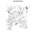 Maytag MGD8630HW1 bulkhead parts diagram