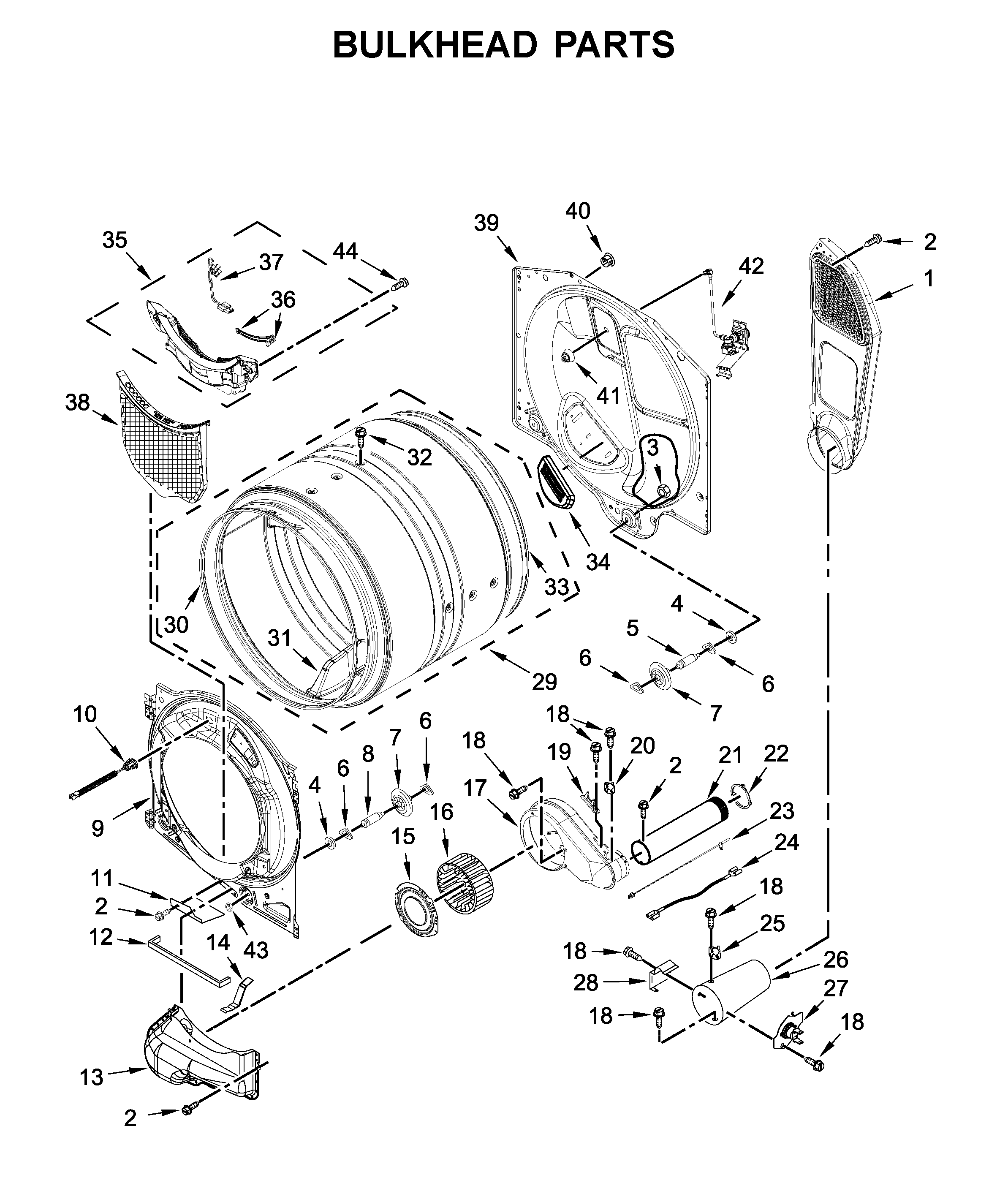 Bulkhead parts