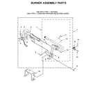 Maytag MGD8630HC1 burner assembly parts diagram