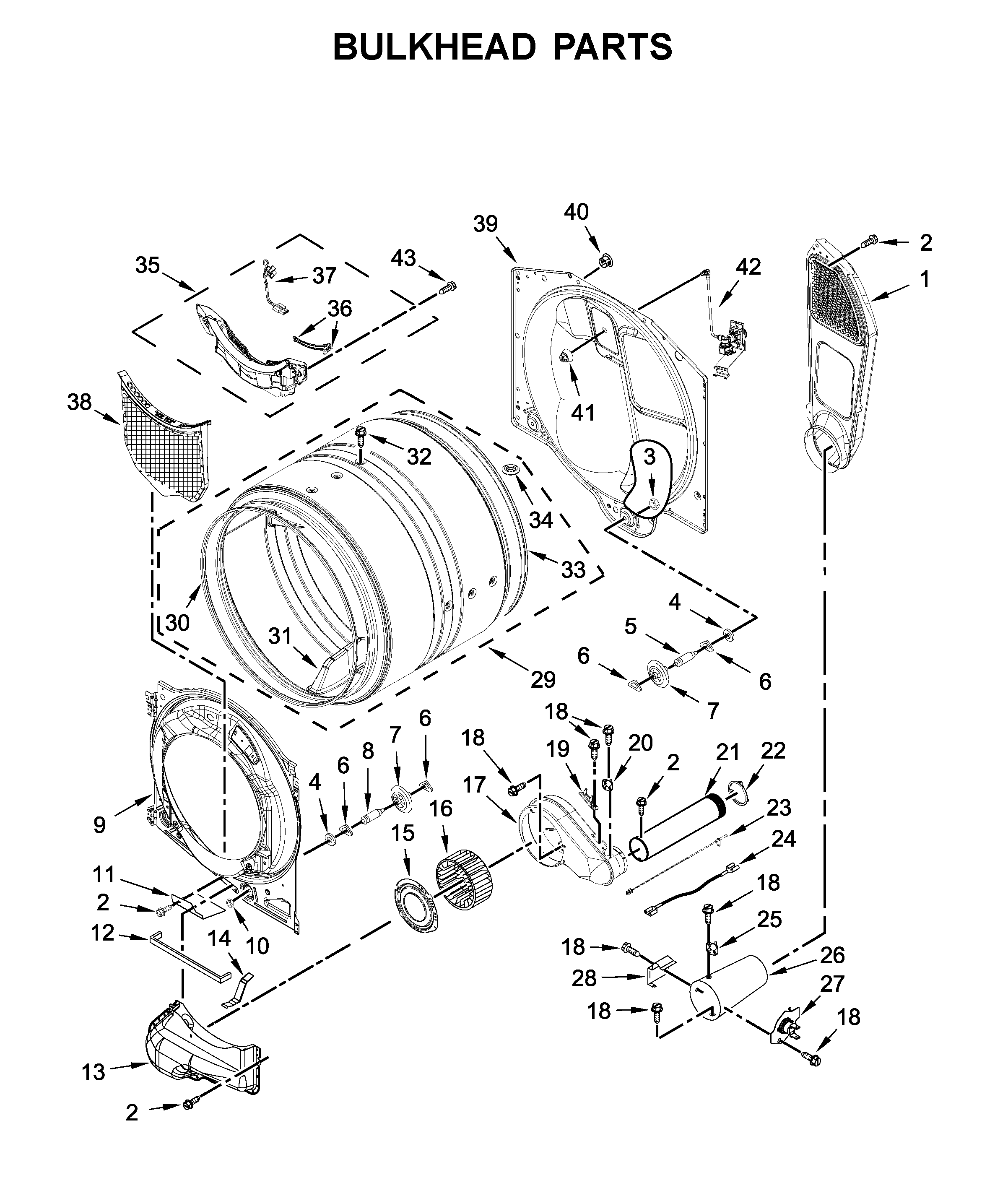 Bulkhead parts