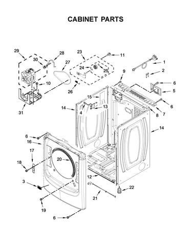 Cabinet parts