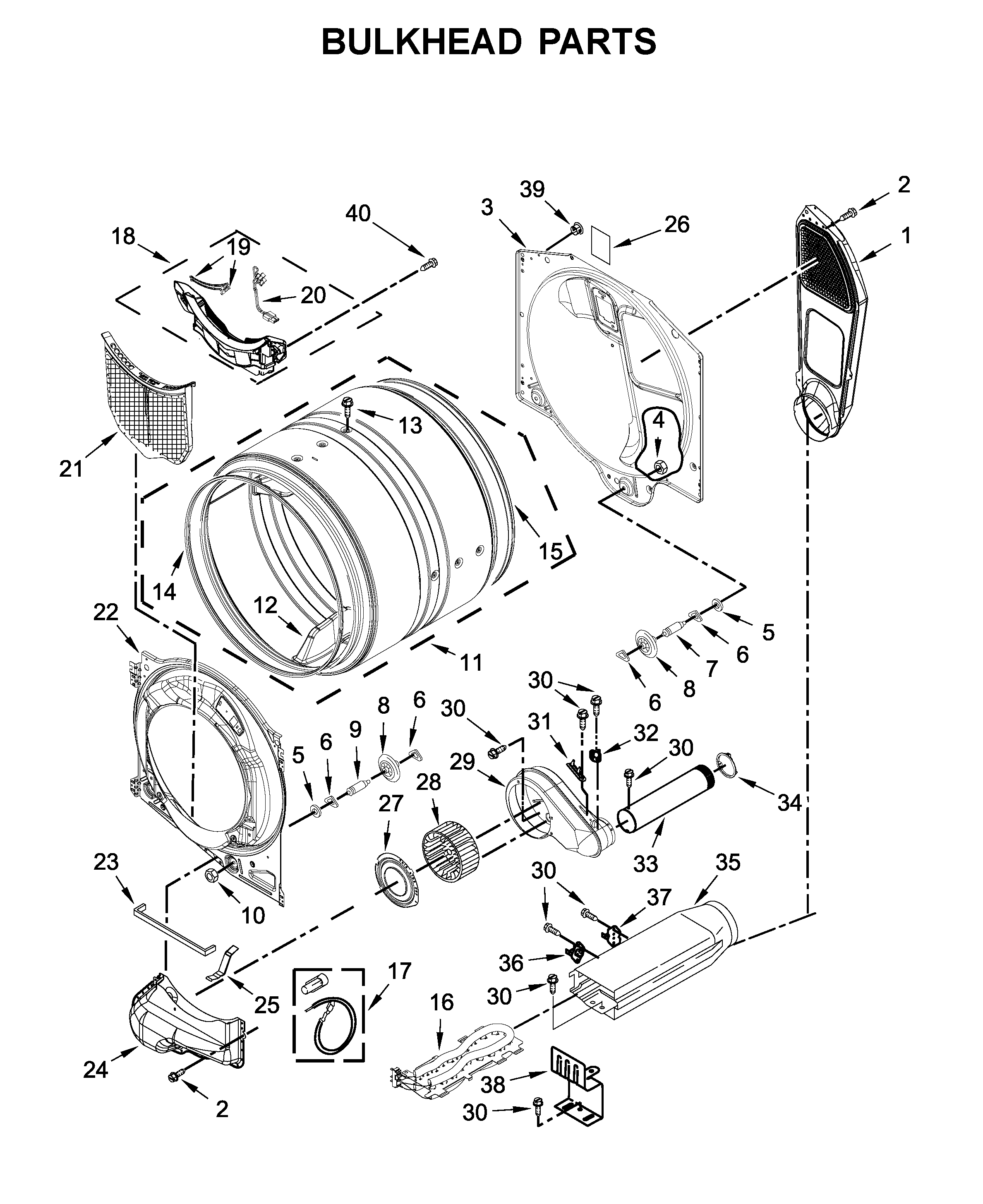 Bulkhead parts