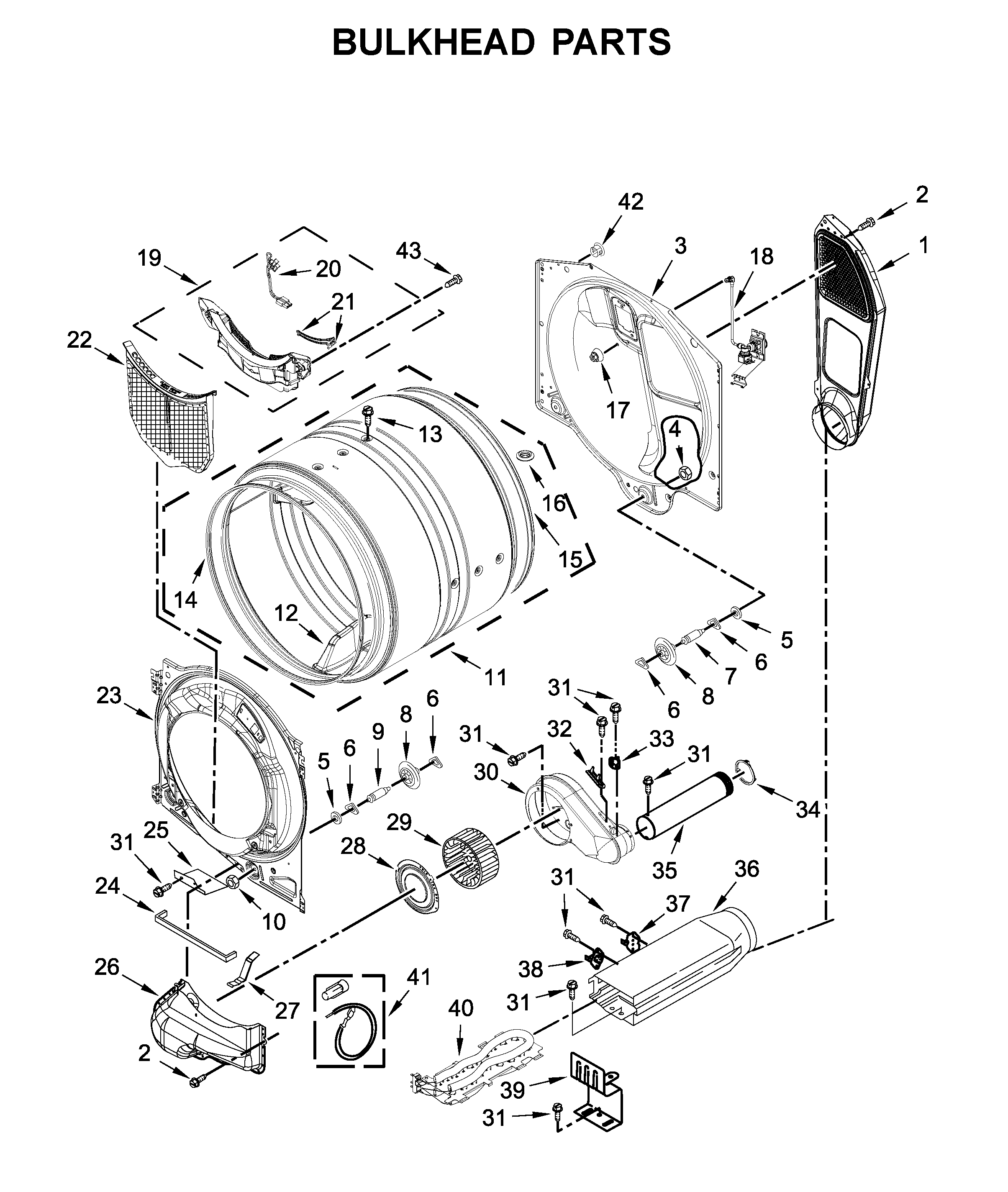 Bulkhead parts