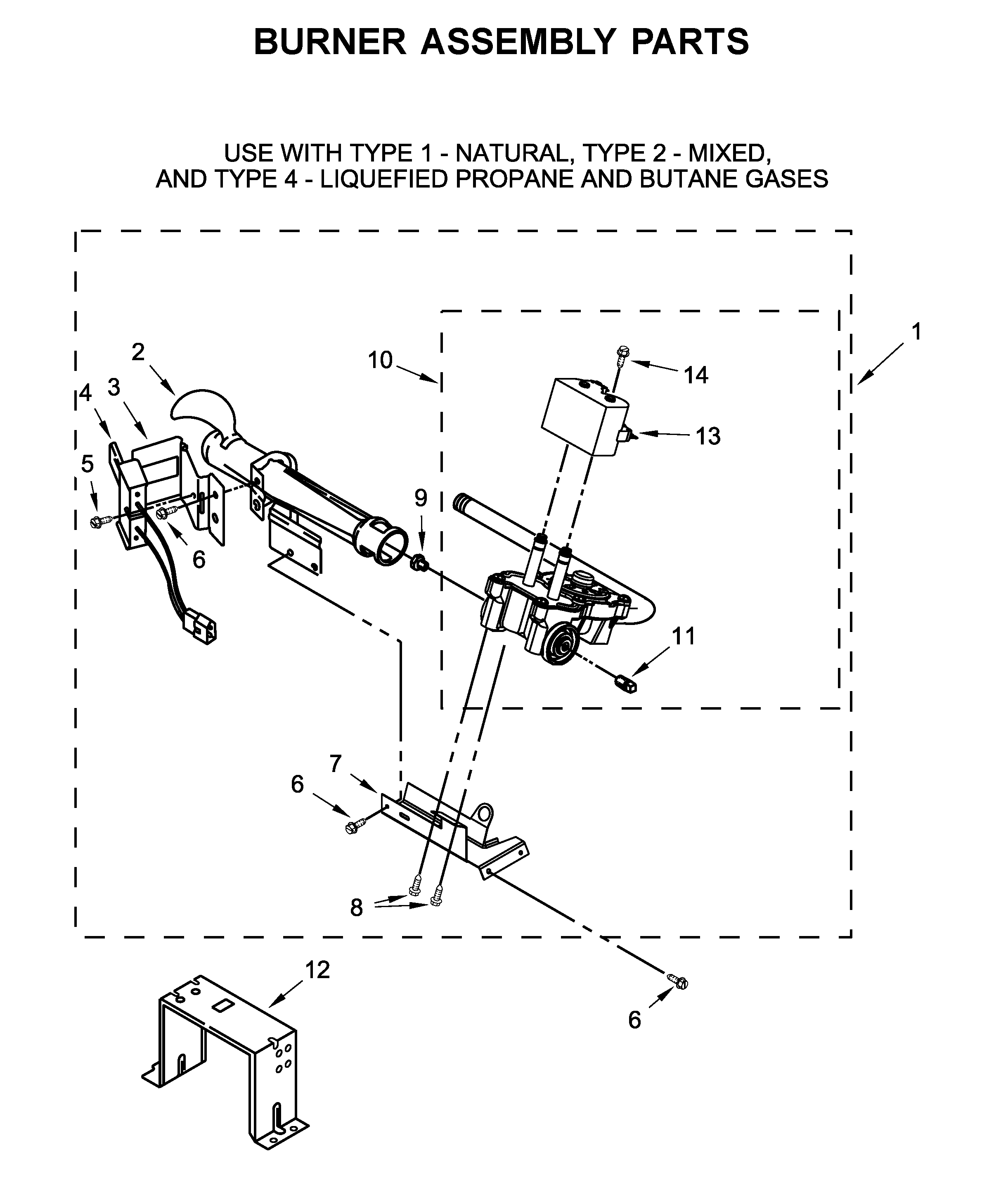 BURNER ASSEMBLY PARTS