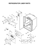 Refrigerator liner parts