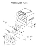 Freezer liner parts