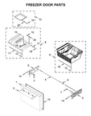 Freezer door parts