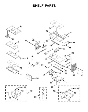Shelf parts